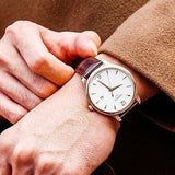 Buy Shop Tissot T Classic Tradition White Dial Brown Leather Strap Watch For Men - T063.610.36.037.00 USA Online