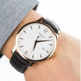 Buy Shop Tissot T Classic Tradition White Dial Brown Leather Strap Watch For Men - T063.610.36.037.00 USA Online