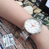 Buy Shop Tissot T Classic Tradition White Dial Two Tone Mesh Bracelet Watch For Men - T063.610.22.037.01 USA Online