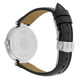 Buy Shop Tissot T Lady Flamingo Black Dial Black Leather Strap Watch For Women - T094.210.16.051.00 USA Online