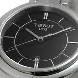 Buy Shop Tissot T Lady Flamingo Black Dial Black Leather Strap Watch For Women - T094.210.16.051.00 USA Online