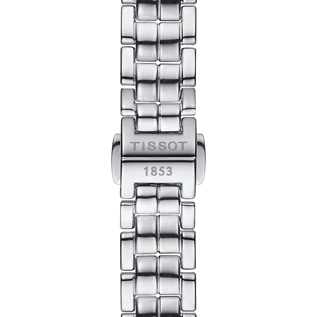 Buy Shop Tissot T Lady Flamingo Mother of Pearl Blue Dial Silver Steel Strap Watch For Women - T094.210.11.121.00 USA Online