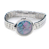 Buy Shop Tissot T Lady Flamingo Mother of Pearl Blue Dial Silver Steel Strap Watch For Women - T094.210.11.121.00 USA Online