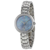 Buy Shop Tissot T Lady Flamingo Mother of Pearl Blue Dial Silver Steel Strap Watch For Women - T094.210.11.121.00 USA Online