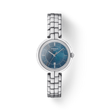 Buy Shop Tissot T Lady Flamingo Mother of Pearl Blue Dial Silver Steel Strap Watch For Women - T094.210.11.121.00 USA Online