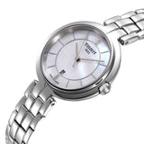 Buy Shop Tissot T Lady Flamingo Mother of Pearl White Dial Silver Steel Strap Watch For Women - T094.210.11.111.00 USA Online