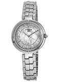 Buy Shop Tissot T Lady Flamingo Mother of Pearl White Dial Silver Steel Strap Watch For Women - T094.210.11.111.00 USA Online