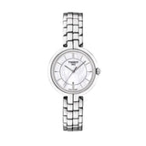 Buy Shop Tissot T Lady Flamingo Mother of Pearl White Dial Silver Steel Strap Watch For Women - T094.210.11.111.00 USA Online
