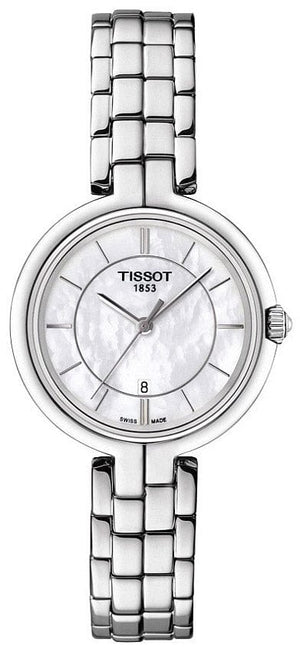 Buy Shop Tissot T Lady Flamingo Mother of Pearl White Dial Silver Steel Strap Watch For Women - T094.210.11.111.00 USA Online