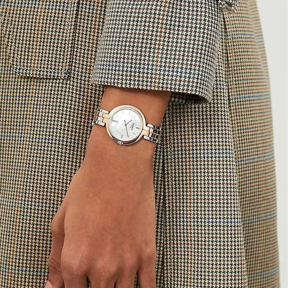 Buy Shop Tissot T Lady Flamingo Mother of Pearl White Dial Two Tone Steel Strap Watch For Women - T094.210.22.111.00 USA Online