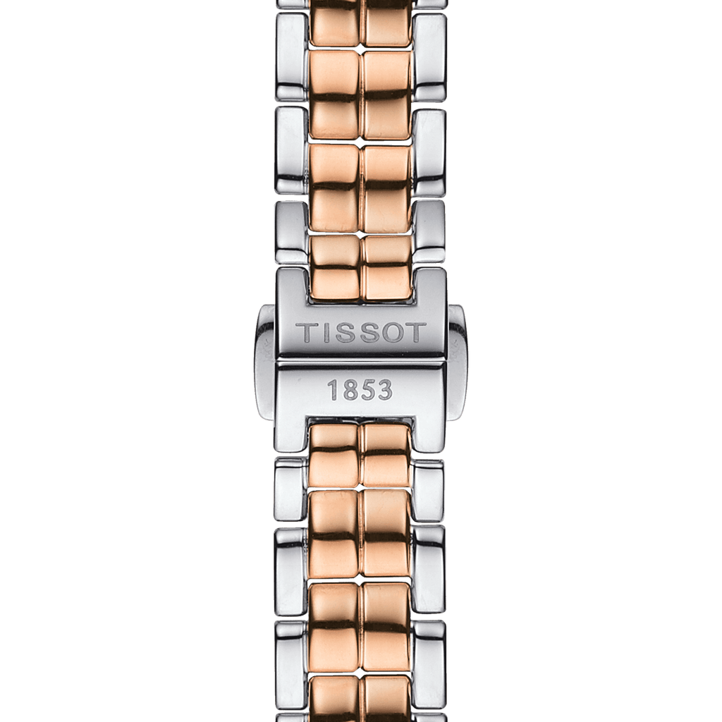 Buy Shop Tissot T Lady Flamingo Mother of Pearl White Dial Two Tone Steel Strap Watch For Women - T094.210.22.111.00 USA Online