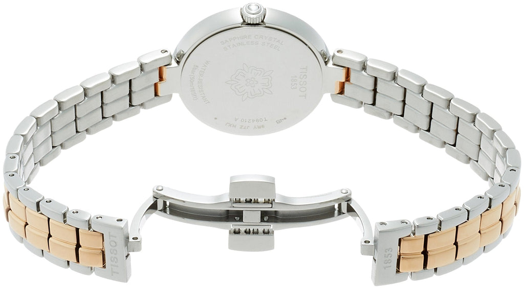Buy Shop Tissot T Lady Flamingo Mother of Pearl White Dial Two Tone Steel Strap Watch For Women - T094.210.22.111.00 USA Online