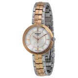 Buy Shop Tissot T Lady Flamingo Mother of Pearl White Dial Two Tone Steel Strap Watch For Women - T094.210.22.111.00 USA Online