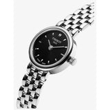 Buy Shop Tissot T Lady Lovely Black Dial Silver Steel Strap Watch For Women - T058.009.11.051.00 USA Online