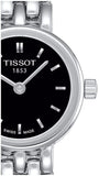 Buy Shop Tissot T Lady Lovely Black Dial Silver Steel Strap Watch For Women - T058.009.11.051.00 USA Online