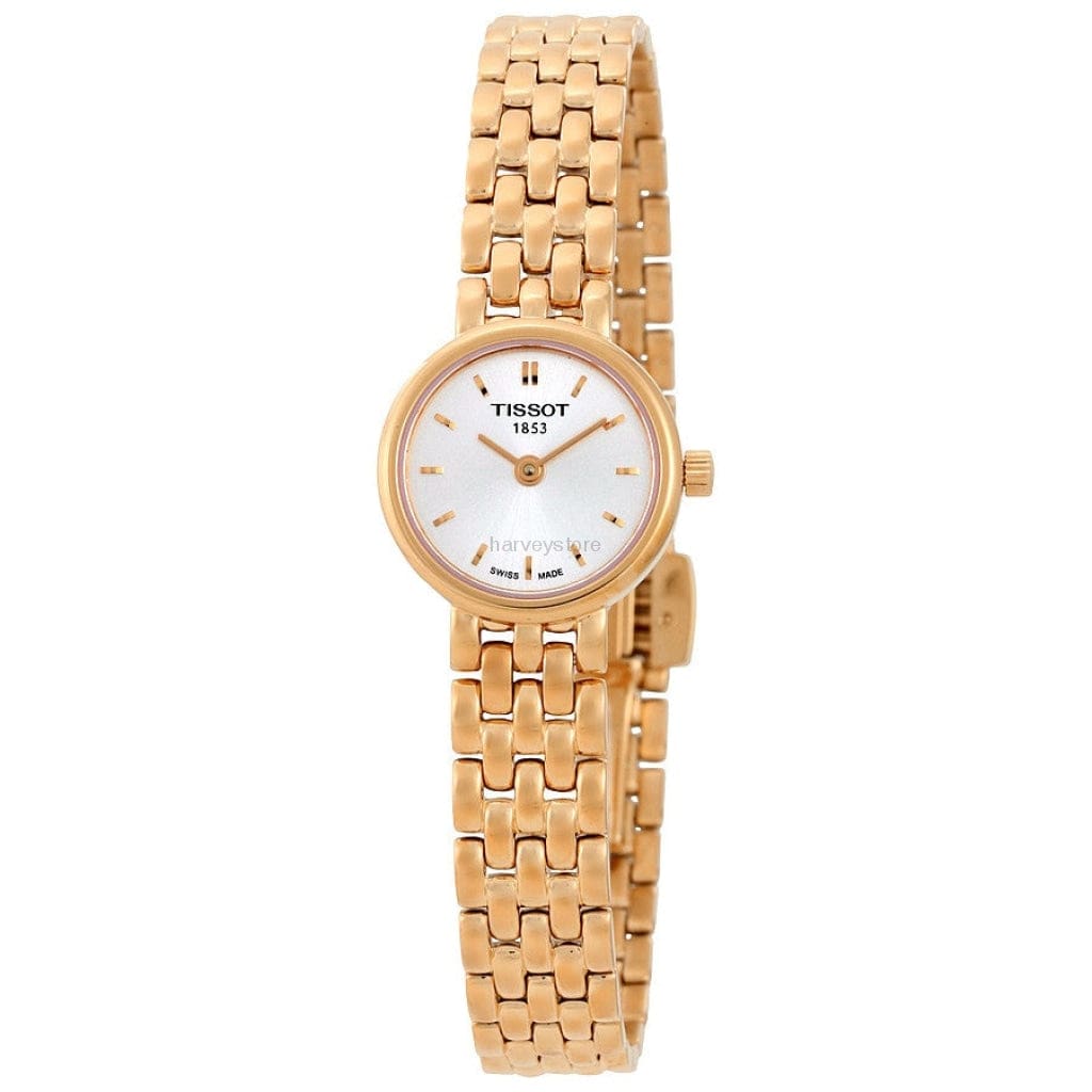 Buy Shop Tissot T Lady Lovely Mother of Pearl Dial Rose Gold Steel Strap Watch For Women - T058.009.33.111.00 USA Online