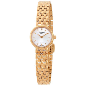Buy Shop Tissot T Lady Lovely Mother of Pearl Dial Rose Gold Steel Strap Watch For Women - T058.009.33.111.00 USA Online