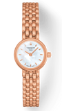 Buy Shop Tissot T Lady Lovely Mother of Pearl Dial Rose Gold Steel Strap Watch For Women - T058.009.33.111.00 USA Online