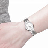 Buy Shop Tissot T Lady Lovely Silver Dial Silver Steel Strap Watch For Women - T058.009.11.031.00 USA Online
