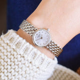 Buy Shop Tissot T Lady Lovely Silver Dial Silver Steel Strap Watch For Women - T058.009.11.031.00 USA Online