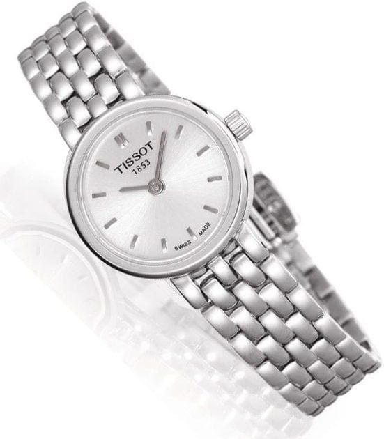 Buy Shop Tissot T Lady Lovely Silver Dial Silver Steel Strap Watch For Women - T058.009.11.031.00 USA Online