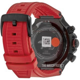 Buy Shop Tissot T Race Chronograph Black Dial Red Rubber Strap Watch For Men - T141.417.37.057.01 USA Online