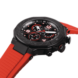 Buy Shop Tissot T Race Chronograph Black Dial Red Rubber Strap Watch For Men - T141.417.37.057.01 USA Online