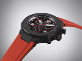 Buy Shop Tissot T Race Chronograph Black Dial Red Rubber Strap Watch For Men - T141.417.37.057.01 USA Online