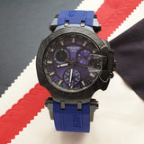 Buy Shop Tissot T Race Chronograph Blue Dial Blue Silicone Strap Watch For Men - T115.417.37.041.00 USA Online