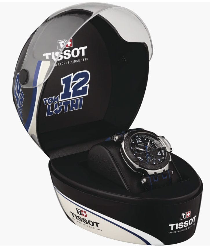 Buy Shop Tissot T Race Chronograph Blue Dial Blue Silicone Strap Watch For Men - T115.417.37.041.00 USA Online