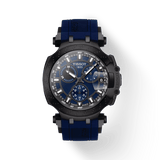 Buy Shop Tissot T Race Chronograph Blue Dial Blue Silicone Strap Watch For Men - T115.417.37.041.00 USA Online