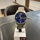 Buy Shop Tissot T Sport Chrono XL Chronograph Blue Dial Silver Steel Strap Watch For Men - T116.617.11.047.00 USA Online