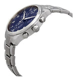 Buy Shop Tissot T Sport Chrono XL Chronograph Blue Dial Silver Steel Strap Watch For Men - T116.617.11.047.00 USA Online