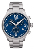 Buy Shop Tissot T Sport Chrono XL Chronograph Blue Dial Silver Steel Strap Watch For Men - T116.617.11.047.00 USA Online