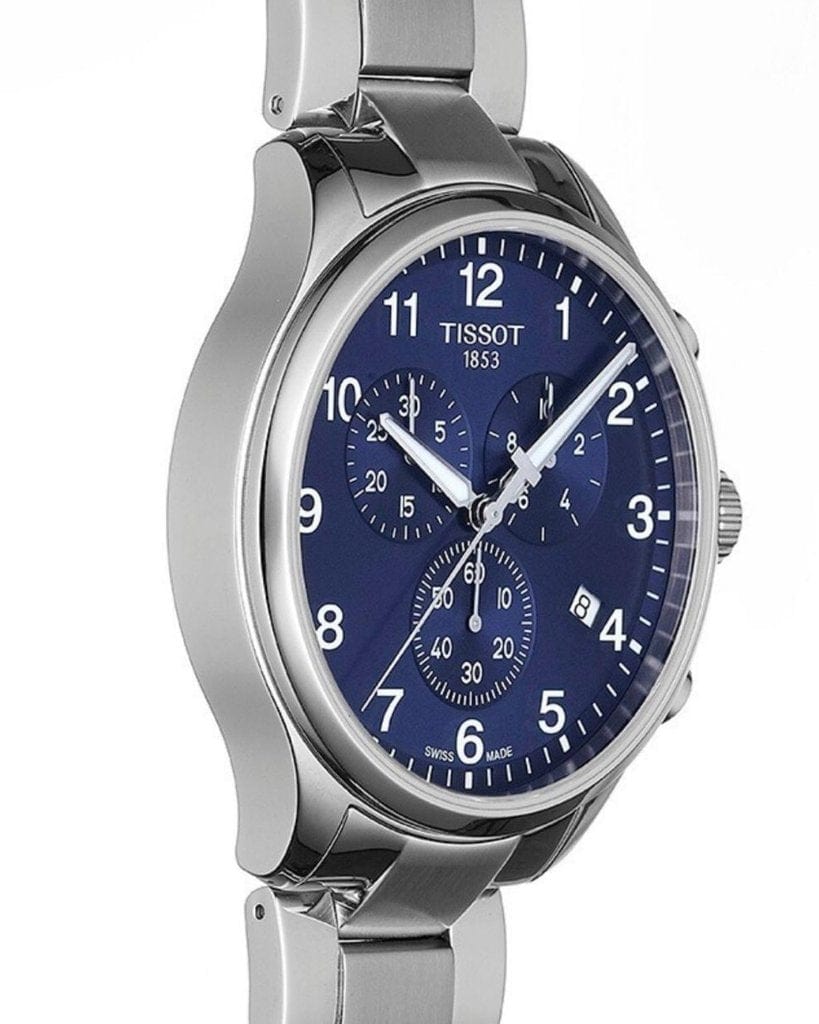 Buy Shop Tissot T Sport Chrono XL Classic Blue Dial Silver Steel Strap Watch For Men - T116.617.11.047.01 USA Online