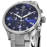 Buy Shop Tissot T Sport Chrono XL Classic Blue Dial Silver Steel Strap Watch For Men - T116.617.11.047.01 USA Online