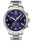 Buy Shop Tissot T Sport Chrono XL Classic Blue Dial Silver Steel Strap Watch For Men - T116.617.11.047.01 USA Online