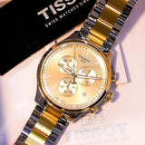 Buy Shop Tissot T Sport Chrono XL Classic Gold Dial Two Tone Steel Strap Watch for Men - T116.617.22.021.00 USA Online