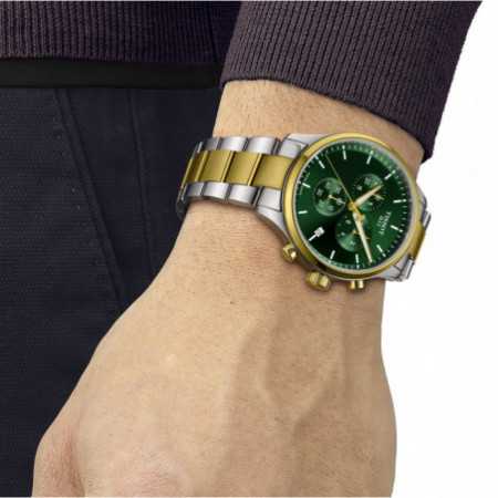 Buy Shop Tissot T Sport Chrono XL Classic Green Dial Two Tone Steel Strap Watch for Men - T116.617.22.091.00 USA Online