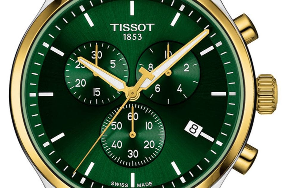 Buy Shop Tissot T Sport Chrono XL Classic Green Dial Two Tone Steel Strap Watch for Men - T116.617.22.091.00 USA Online