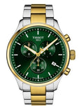 Buy Shop Tissot T Sport Chrono XL Classic Green Dial Two Tone Steel Strap Watch for Men - T116.617.22.091.00 USA Online