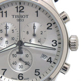 Buy Shop Tissot T Sport Chrono XL Classic Silver Dial Brown Leather Strap Watch For Men - T116.617.16.037.00 USA Online