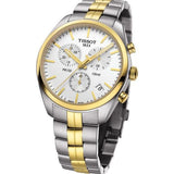 Buy Shop Tissot T Sport PR 100 Chronograph White Dial Two Tone Steel Strap Watch For Men - T101.417.22.031.00 USA Online