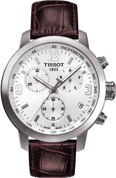 Buy Shop Tissot PRC 200 Chronograph White Dial Watch For Men - T055.417.16.017.01 USA Online