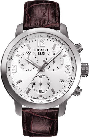 Buy Shop Tissot PRC 200 Chronograph White Dial Watch For Men - T055.417.16.017.01 USA Online