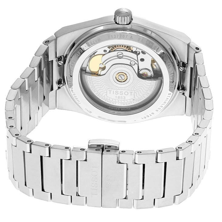 Tissot PRX Powermatic 80 Green Dial Silver Steel Strap Watch for Men - T137.207.11.091.00