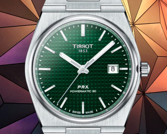 Buy Shop Tissot PRX Powermatic 80 Green Dial Silver Steel Strap Watch For Men - T137.407.11.091.00 USA Online
