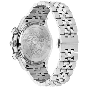 Buy Shop Versace Hellenyium Quartz Silver Dial Silver Steel Strap Watch for Women - VE2S00322 USA Online