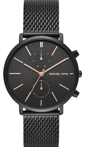 Buy Shop Michael Kors Jaryn Black Dial Black Stainless Steel Strap Watch for Men - MK8504 USA Online