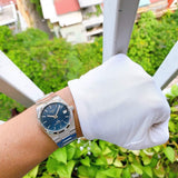 Tissot PRX Powermatic 80 Blue Dial Silver Steel Strap Watch for Men - T137.207.11.041.00